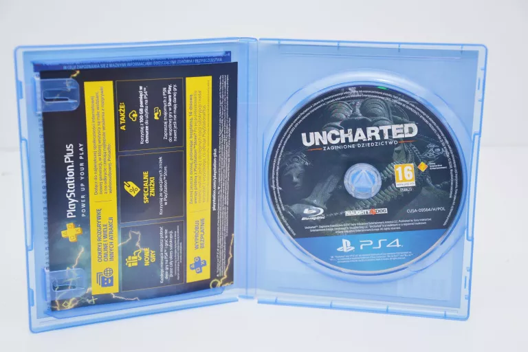 GRA NA PS4 UNCHARTED ZAGINIONE DZIEDZICTWO