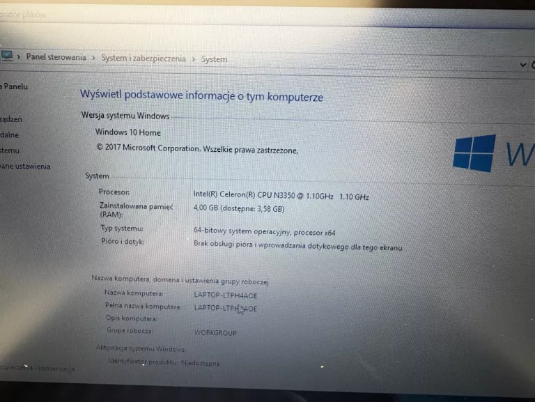 LAPTOP LENOVO V110