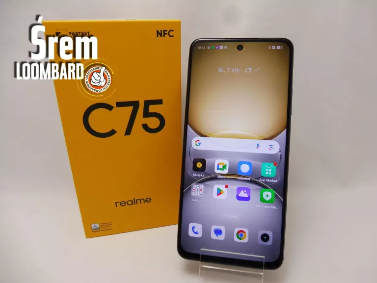 TELEFON REALME C75 8GB/256GB, KOMPLET, STAN BDB!