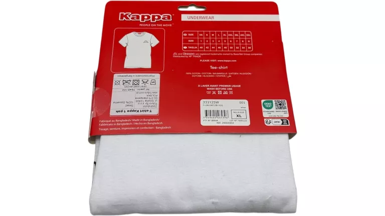 TSHIRT KAPPA UNDERWEAR BIAŁY R. XL