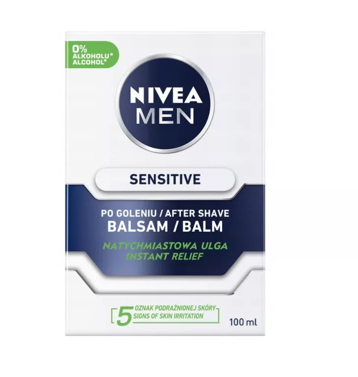 NIVEA MEN SENSITIVE BALSAM PO GOLENIU DO WRAŻLIWEJ SKÓRY DLA MĘŻCZYZN 100M
