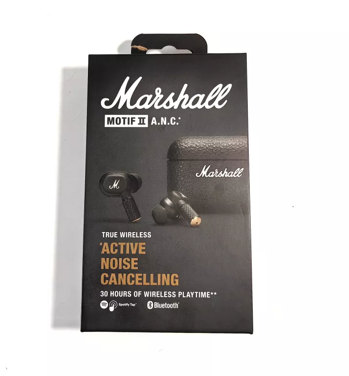 SŁUCHAWKI BEZPRZEWODOWE MARSHALL MOTIF II ANC TWS DOKANAŁOWE BLUETOOTH