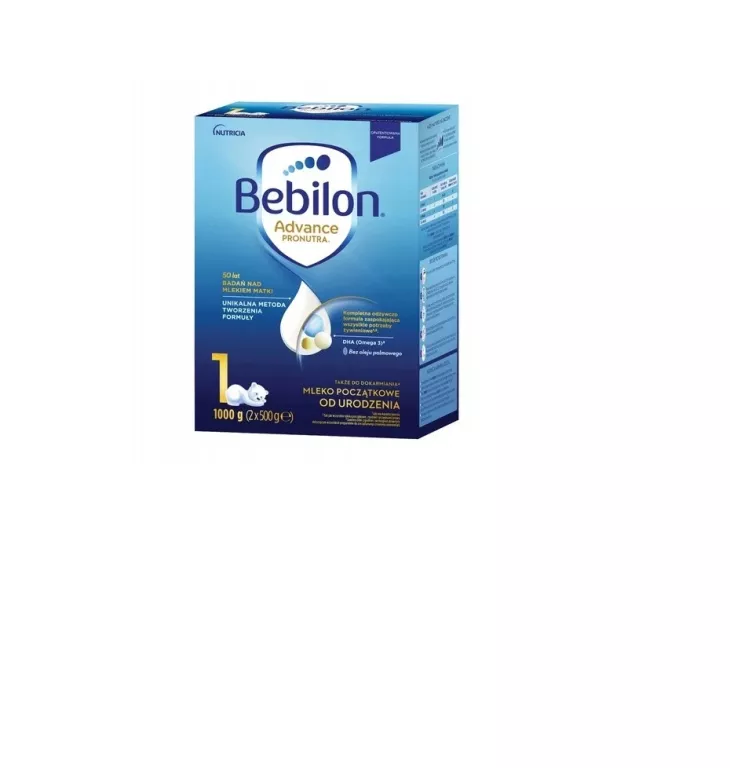 BEBILON ADVANCE PRONUTRA 1, MLEKO POCZĄTKOWE OD URODZENIA, PROSZEK, 1000 G