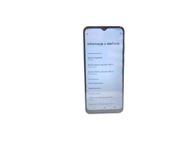 MOTOROLA MOTO E22 4G(LTE) 4/64GB CZARNY