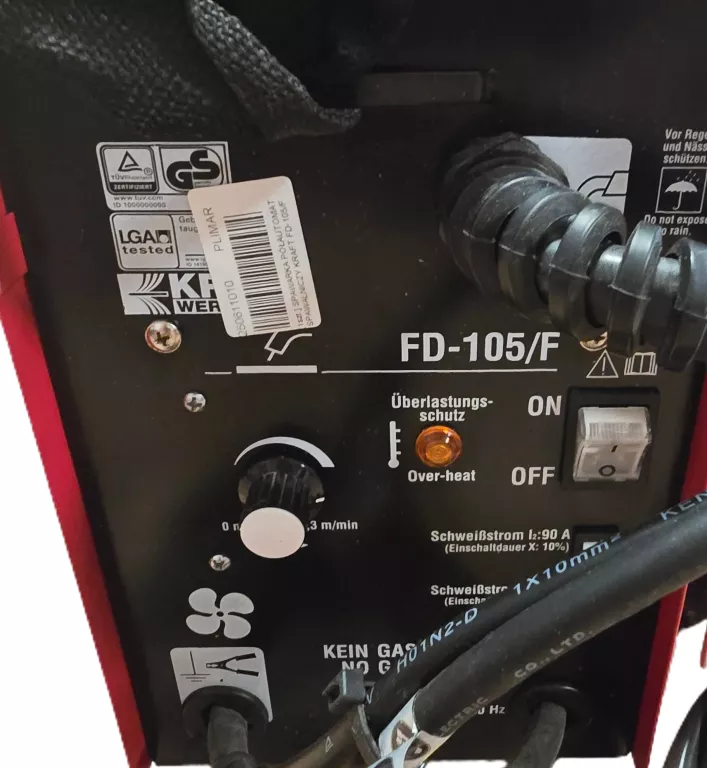 SPAWARKA PÓŁAUTOMAT SPAWALNICZY KRAFT FD-105/F!