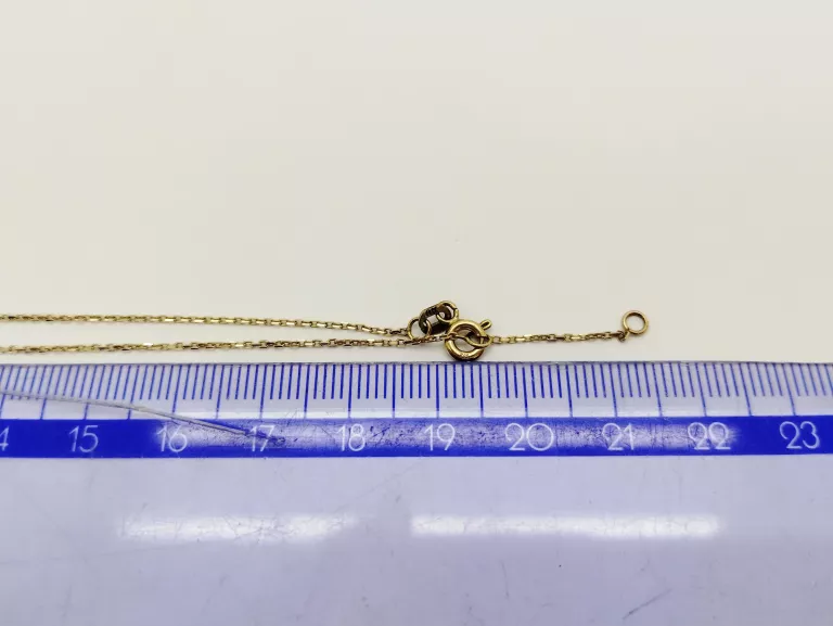 DELIKATNY ZŁOTY ŁAŃCUSZEK PR.333/1,43G/DŁ.41CM