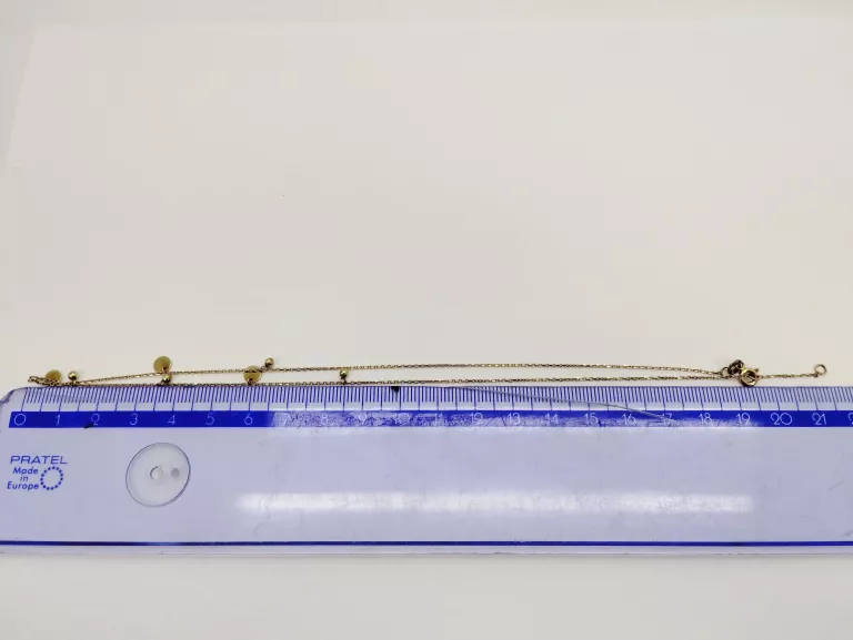 DELIKATNY ZŁOTY ŁAŃCUSZEK PR.333/1,43G/DŁ.41CM