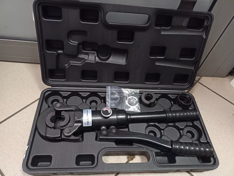 ZACISKARKA HYDRAULICZNA PRASKA DO RUR PEX TYPTH 16-32MM + MATRYCE + WALIZK