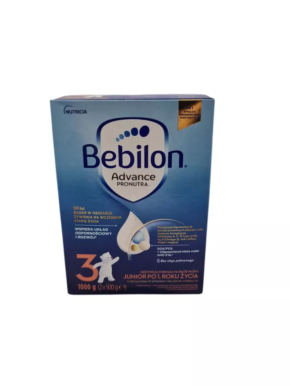 MLEKO NASTĘPNE BEBLION ADVANCED PRONUTRA 3 1000G 09-2026