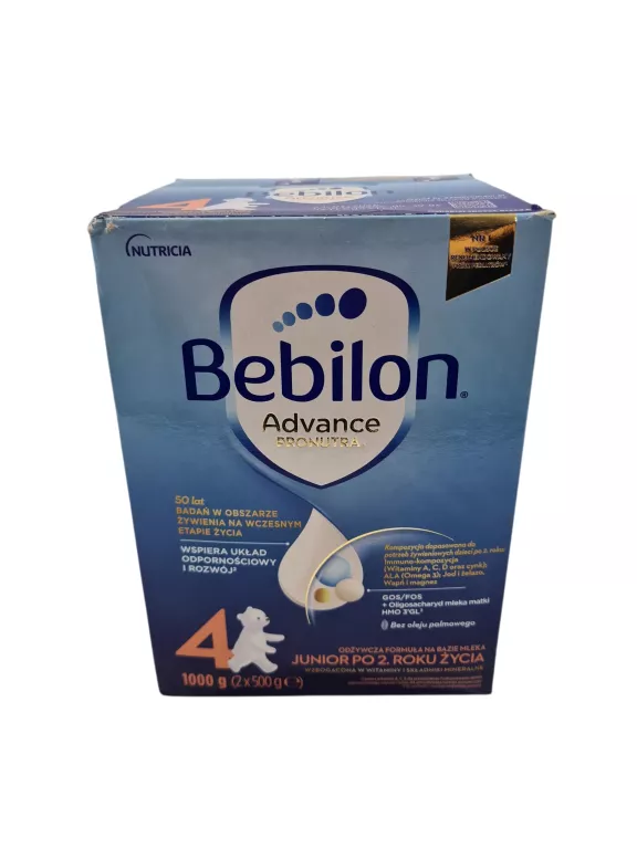MLEKO NASTĘPNE BEBLION ADVANCED PRONUTRA 4 1000G 10-2026