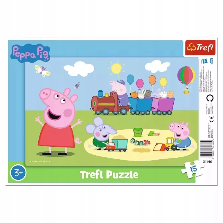 TREFL 15 EL. WESOŁY POCIĄG [PUZZLE]