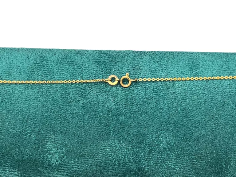 DELIKATNY ZŁOTY ŁAŃCUSZEK ANKIER WG: 1,88, P: 585, DŁ: 60CM