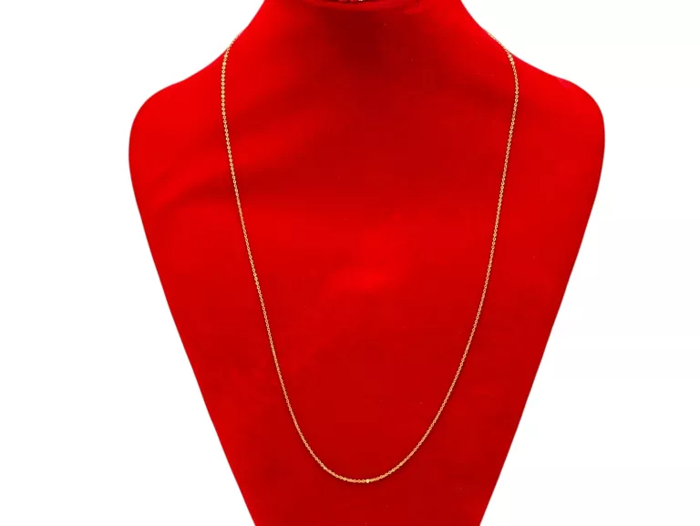 DELIKATNY ZŁOTY ŁAŃCUSZEK ANKIER WG: 1,88, P: 585, DŁ: 60CM