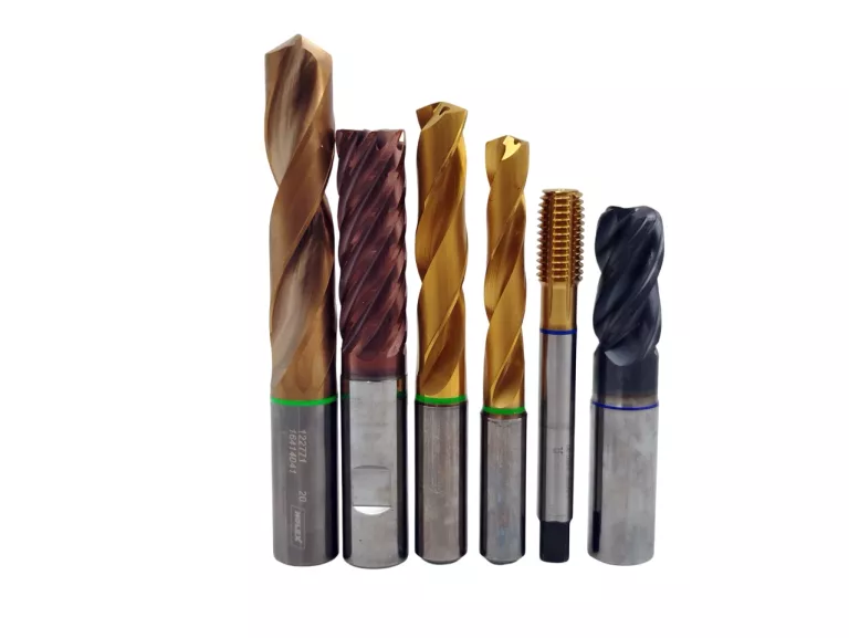 ZESTAW NARZĘDZI CNC FREZY WĘGLIKOWE + WIERTŁA + GWINTOWNIK TIN/TIAIN