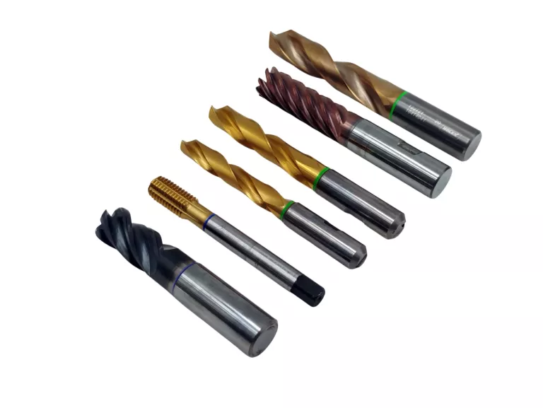 ZESTAW NARZĘDZI CNC FREZY WĘGLIKOWE + WIERTŁA + GWINTOWNIK TIN/TIAIN