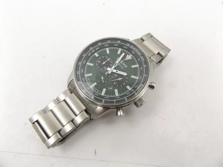 ZEGAREK CITIZEN CA4500-91X ECO-DRIVE AVIATION CHRONOGRAPH SOLAR DATA