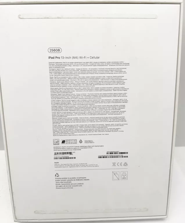 TABLET IPAD PRO 13" M4 CELULAR + PUDEŁKO