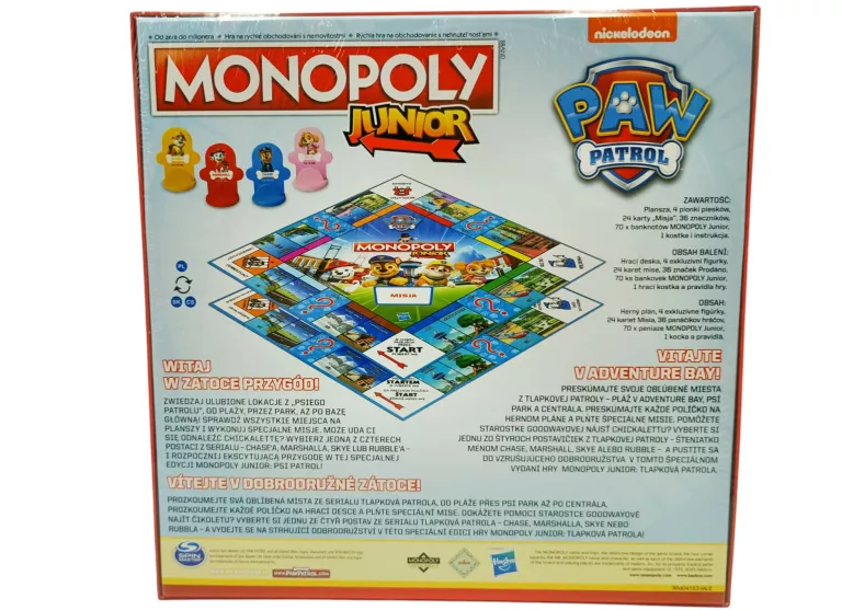 MONOPOLY JUNIOR PSI PATROL