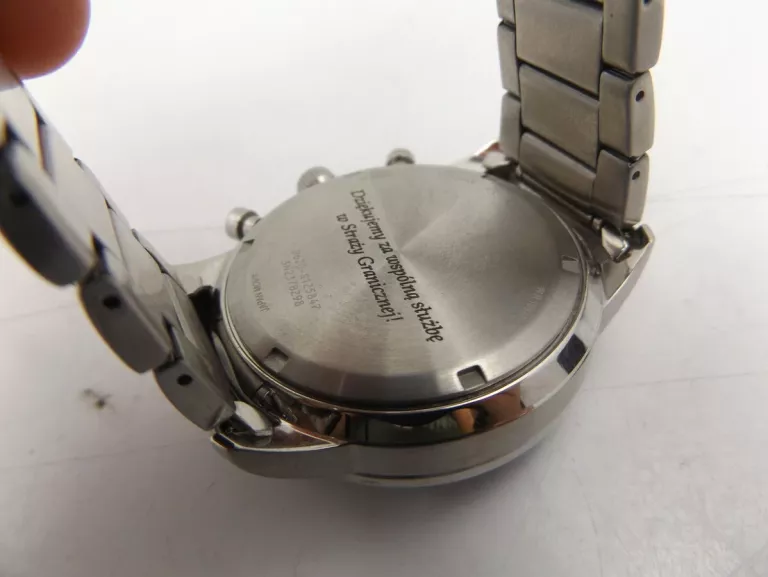 ZEGAREK CITIZEN CA4500-91X ECO-DRIVE AVIATION CHRONOGRAPH SOLAR DATA
