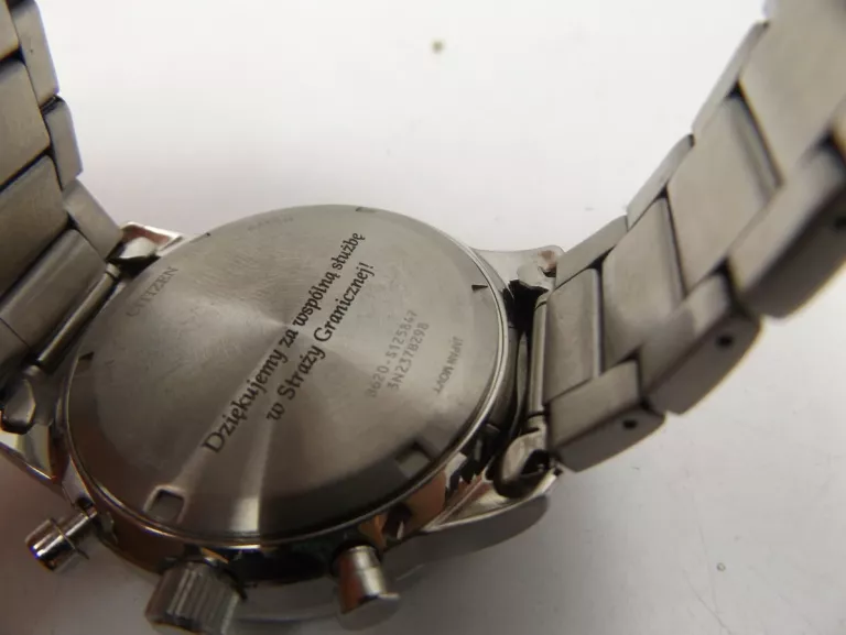 ZEGAREK CITIZEN CA4500-91X ECO-DRIVE AVIATION CHRONOGRAPH SOLAR DATA