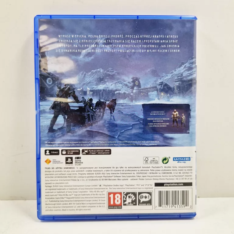 GRA GOD OF WAR RAGNAROK PS5