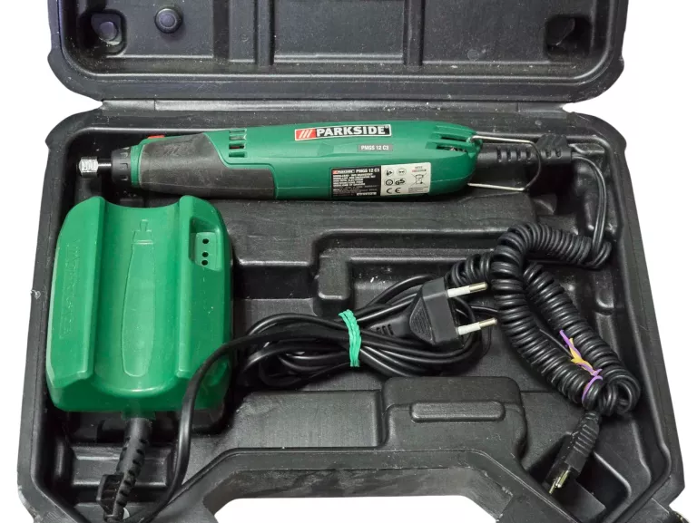 MULTISZLIFIERKA PARKSIDE PMGS 12 D3 SIECIOWA – 44W + PODSTAWA