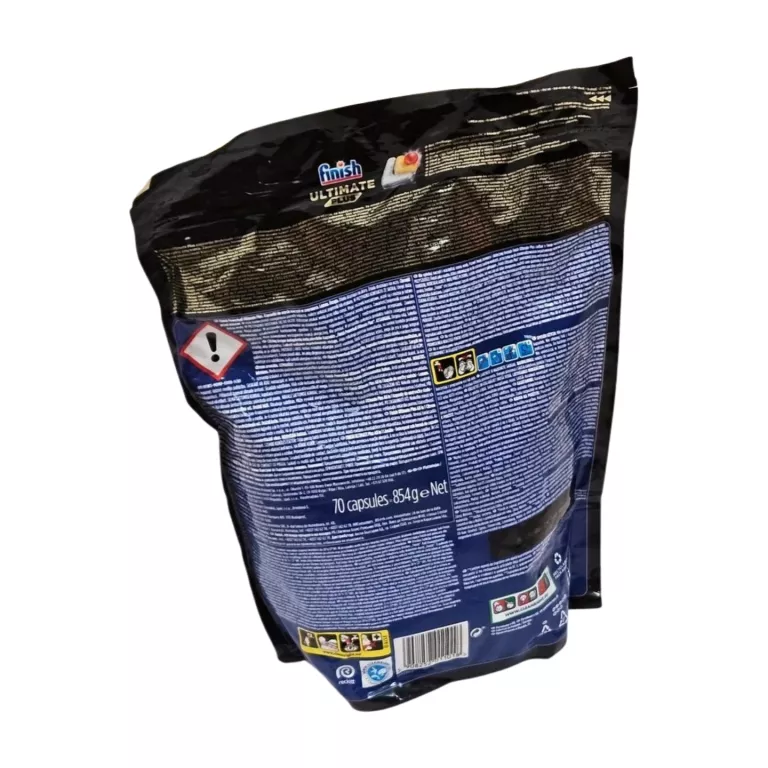 FINISH ULTIMATE PLUS LEMON KAPSUŁKI DO MYCIA NACZYŃ W ZMYWARCE 70 SZTUK