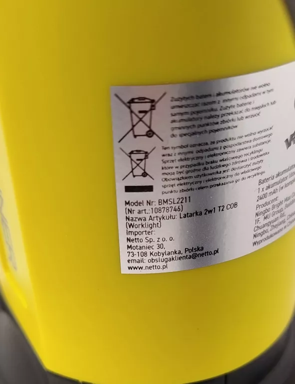 LATARKA 2W1 TECHLINER T2 COB