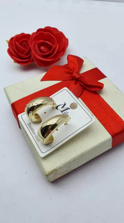 ELEGANCKIE KOLCZYKI KÓŁKA MILAN STAL CHIRURGICZNA