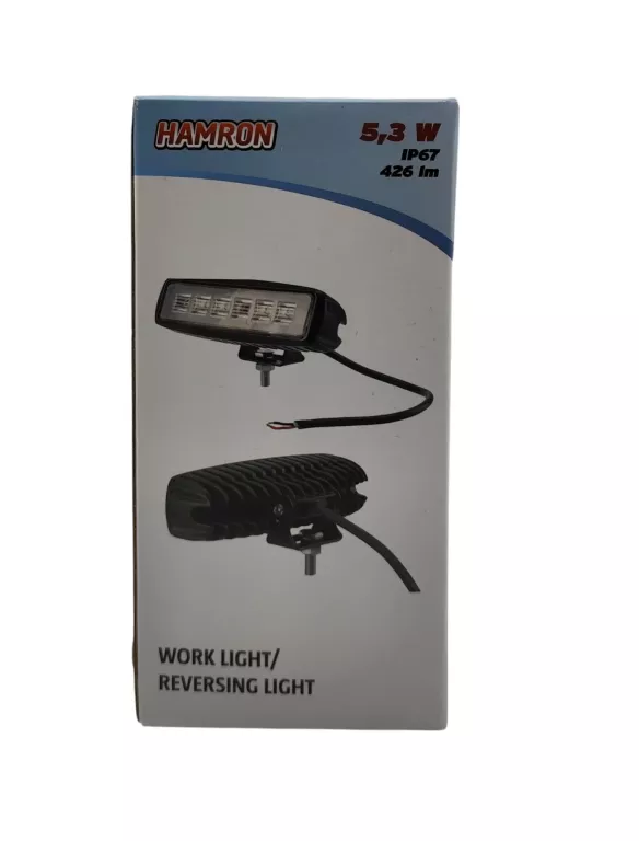 OŚWIETLENIE ROBOCZE/ŚWIATŁO TYLNE 5,3 W IP67 426 LM
