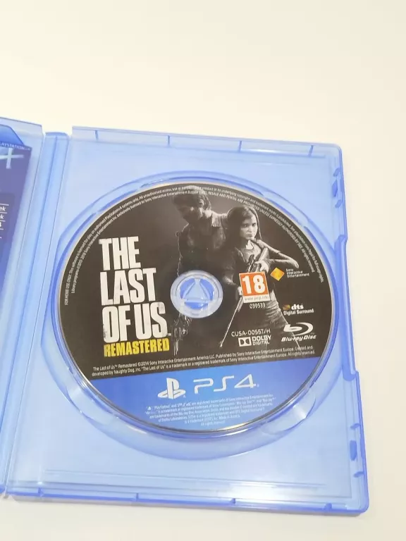 GRA NA SONY PS4 THE LAST OF US REMASTERED