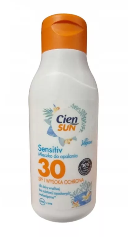 CIEN SUN SENSITIVE MLECZKO DO OPALANIA SPF 30 250 ML