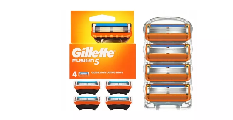 ORYGINALNE WKŁADY OSTRZA DO MASZYNKI GILLETTE FUSION 5 4 SZT