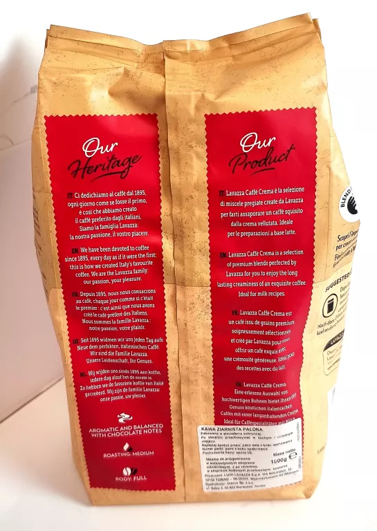 KAWA LAVAZZA CAFFE CREMA CLASSICO 1KG