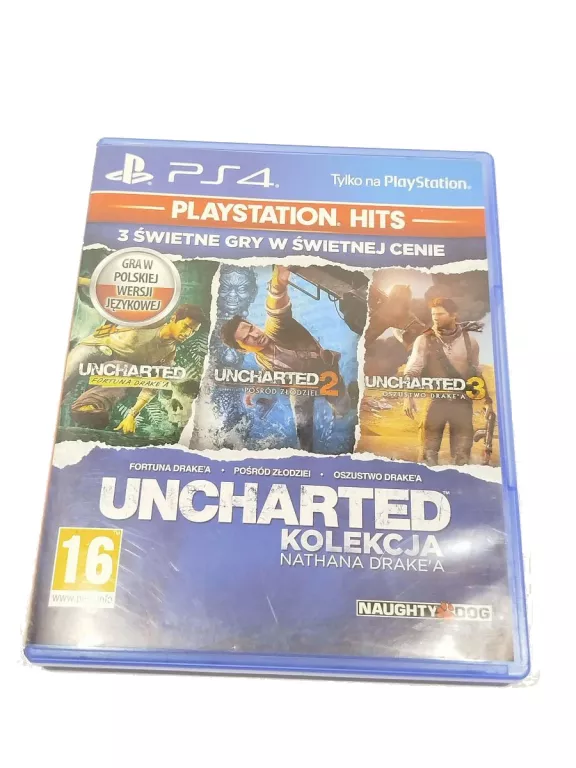GRA NA SONY PS4 UNCHARTED KOLEKCJA NATHANA DRAKE`A