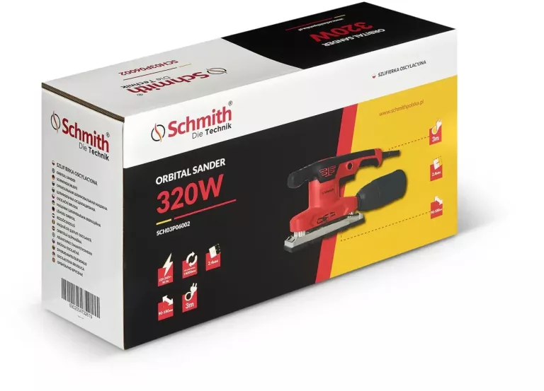 SZLIFIERKA OSCYLACYJNA 90X180MM 320W SCHMITH SCH03P06002
