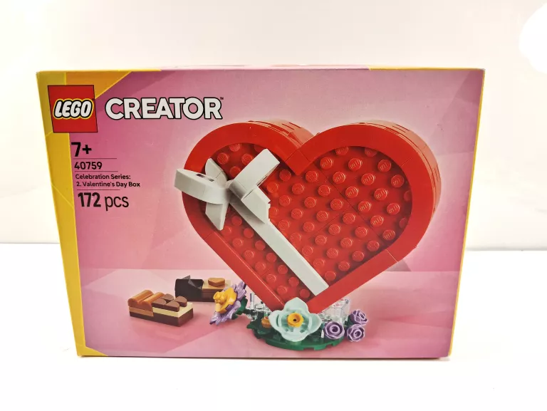 LEGO CREATOR 40759 SERIA OKOLICZNOŚCIOWA WALENTYNKOWE PUDEŁKO SERCE *IDEAŁ