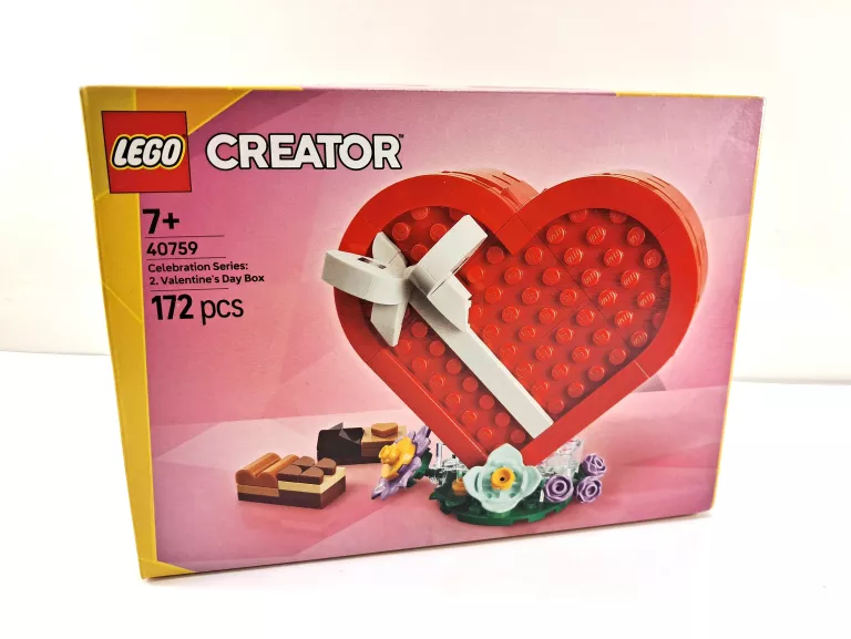 LEGO CREATOR 40759 SERIA OKOLICZNOŚCIOWA WALENTYNKOWE PUDEŁKO SERCE *IDEAŁ