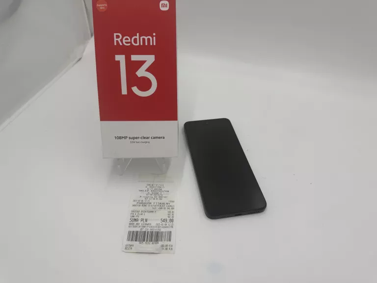TELEFON XIAOMI REDMI 13 KOMPLET GWARANCJA 6/128GB