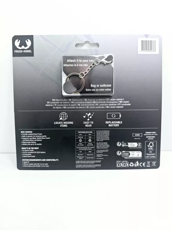 LOKALIZATOR FRESH REBEL SMART FINDER CZARNY