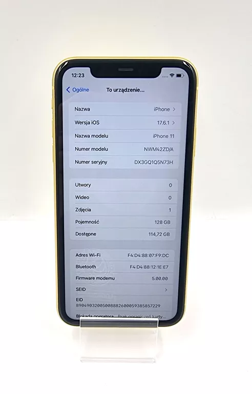 TELEFON IPHONE 11 128GB KONDYCJA 80%