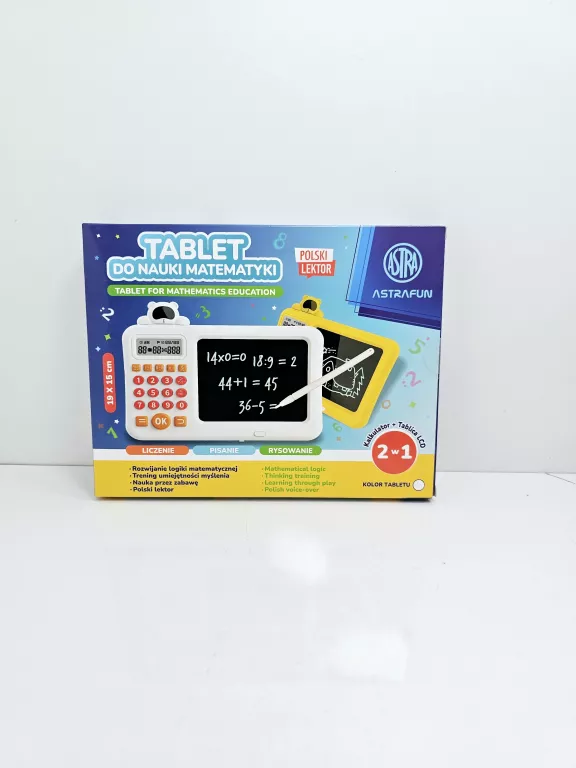 TABLET DO NAUKI MATEMATYKI ASTRAFUN BIAŁY