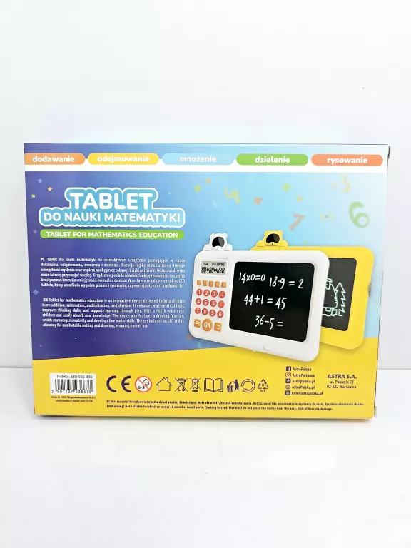 TABLET DO NAUKI MATEMATYKI ASTRAFUN BIAŁY