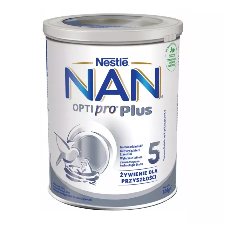 NESTLE NAN OPTIPRO PLUS 5 PUSZKA 800G