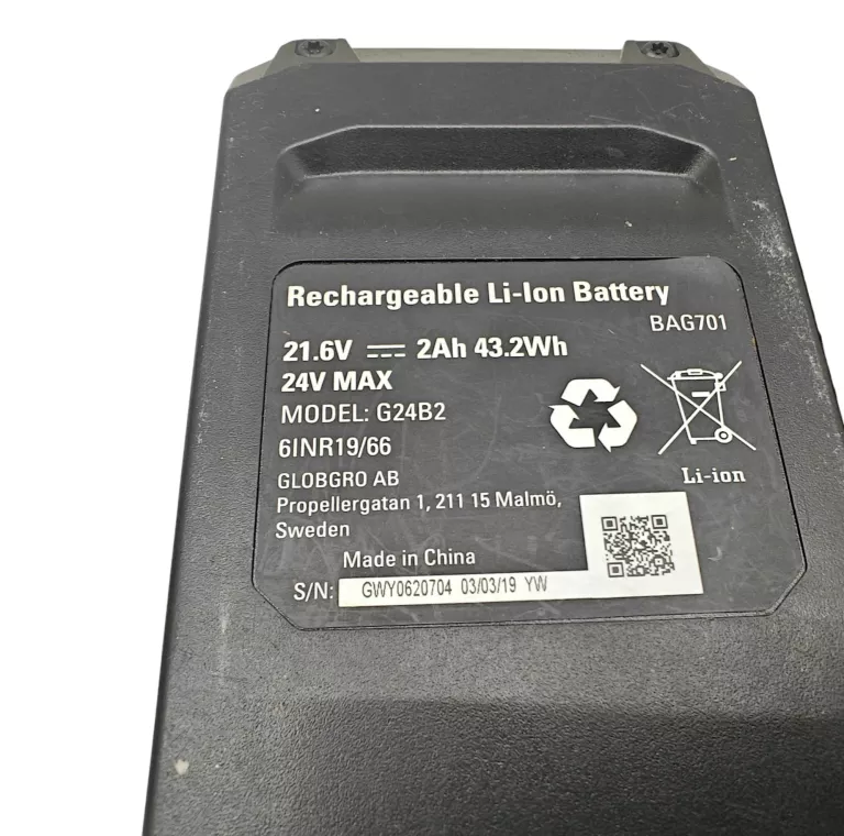 AKUMULATOR LI-ION GREENWORKS 24 V 2 AH GWY0620704
