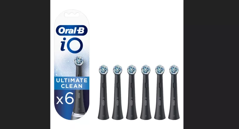 KOŃCÓWKI DO SZCZOTECZKI ELEKTRYCZNEJ ORAL-B IO ULTIMATE CLEAN BLACK X 6