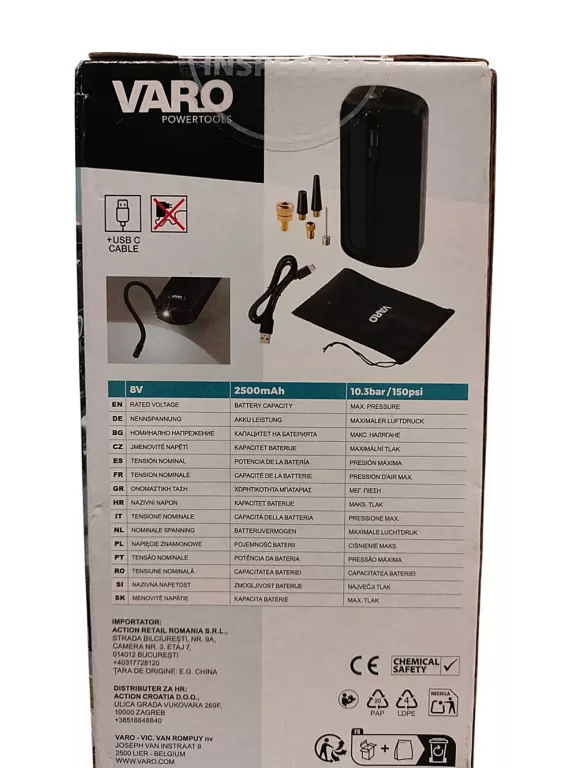 POMPKA ELEKTRYCZNA VARO VAR10077/23
