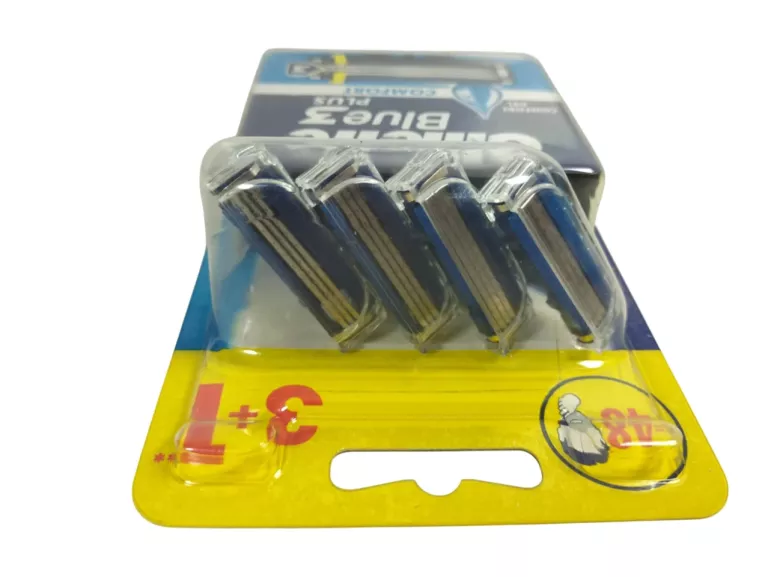 GILLETTE MASZYNKA JEDNORAZOWA BLUE 3 COMFORT 4 SZT