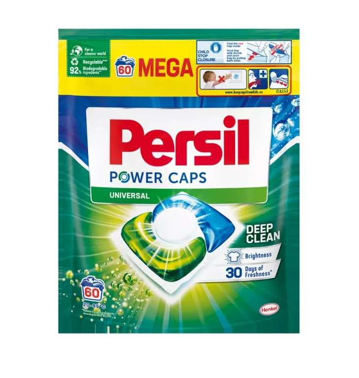 PERSIL POWER CAPS KAPSUŁKI DO PRANIA UNIVERSAL 60 SZT