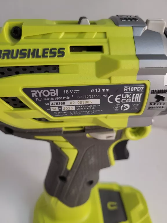 WIERTARKO-WKRĘTARKA RYOBI R18PD7 18V